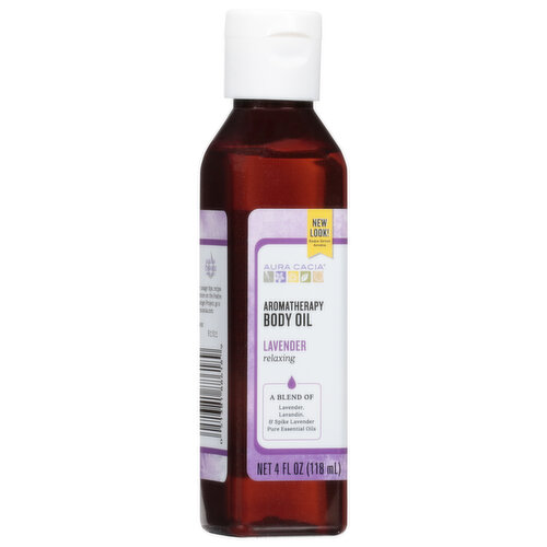 Aura Cacia Body Oil, Aromatherapy, Lavender, Relaxing