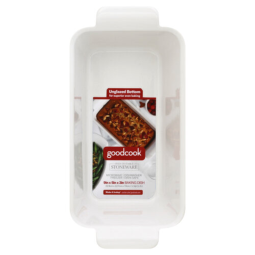 Goodcook Baking Dish, White