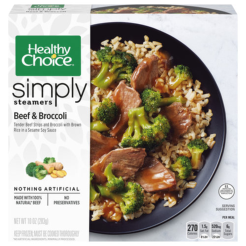 Healthy Choice Simply Streamers Beef & Broccoli