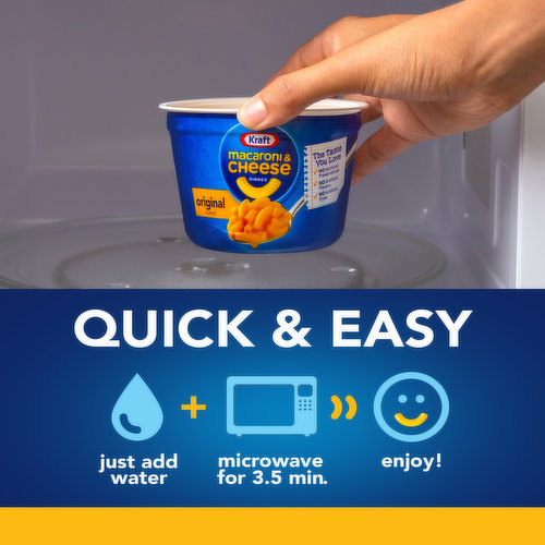 Kraft Original Macaroni & Cheese Easy Microwavable Dinner