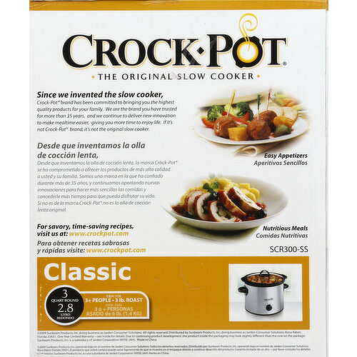 Crockpot: The Original Slow Cooker