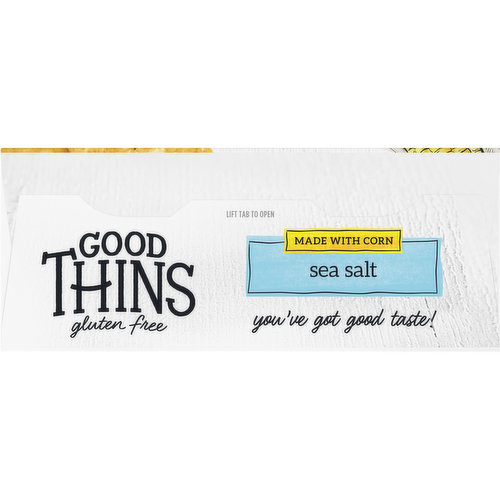 Good Thins Simply Salt Rice Snacks Gluten Free Crackers, 3.5 Ounce