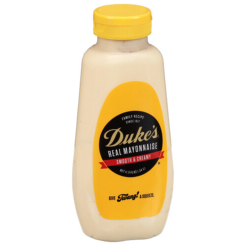 Duke's Mayonnaise, Real, Smooth & Creamy