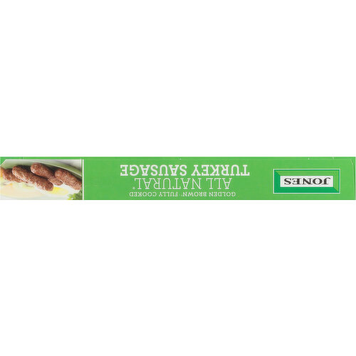 Jones Dairy Farm Sausages Links, Turkey, Golden Brown