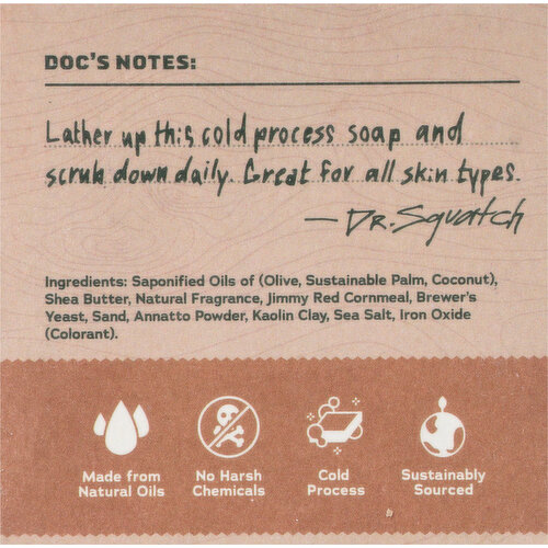 Dr. Squatch Men's Natural Bar Soap from Moisturizing Soap Made from Natural  Oils - Cold Process Soap with No Harsh Chemicals - Wood Barrel Bourbon