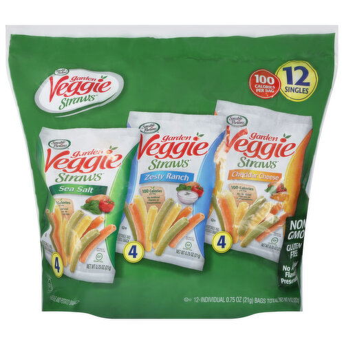 Garden Veggie Straws, Assorted