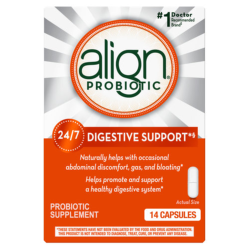 Align Digestive Support Align Probiotic, Daily Probiotic Supplement, 14 Capsules