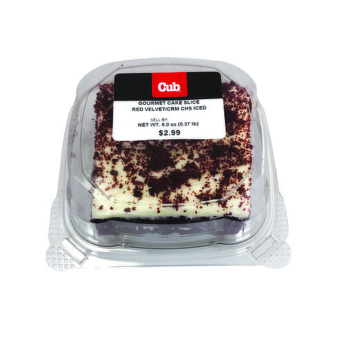 Cub Red Velvet Cream Cheese Cake Slice