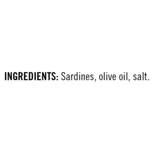 King Oscar Sardines, in Olive Oil, Skinless & Boneless, Wild Caught