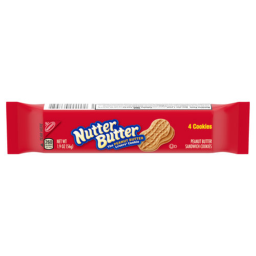 Nutter Butter Sandwich Cookies, Peanut Butter