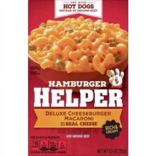 Hamburger Helper Deluxe Cheeseburger Macaroni