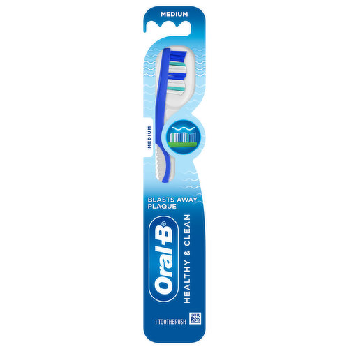 Oral-B Toothbrush, Healthy & Clean, Medium