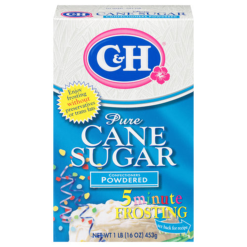 C&H Sugar, Pure Cane, Confectioners Powdered