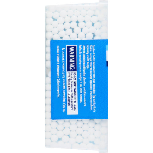 Plastic Sticks With White Cotton For Ear Cleaning And Other