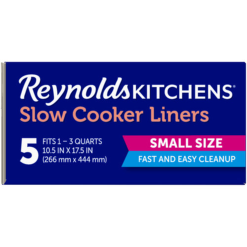  Reynolds Kitchens Slow Cooker Liners, Small (Fits 1-3