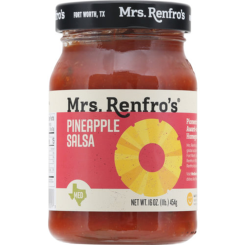 Mrs. Renfro's Habanero Salsa, Hot - 16 oz jar