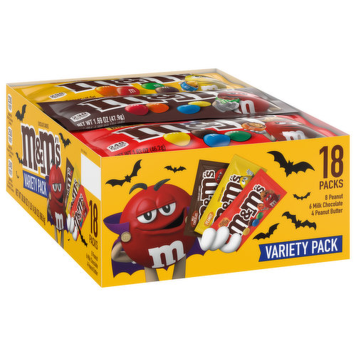 Save on M&M's Chocolate Candies Variety Pack - 18 ct Order Online