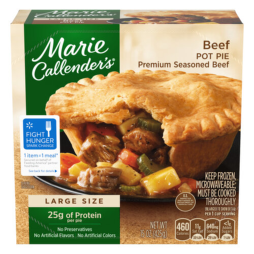 Marie Callender's Beef Pot Pie, Frozen Meal