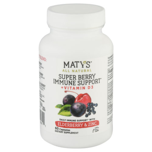 Maty's Super Berry Immune Support, Capsules