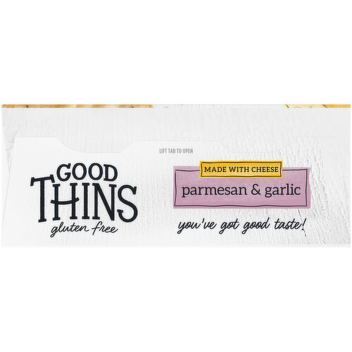 SPOTTED: Good Thins Three Cheese and Parmesan & Garlic Crackers - The  Impulsive Buy