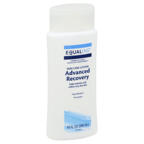 Helps hydrate and soften very dry skin. Hypoallergenic. Non-greasy. Compare to Vaseline Intensive Advanced Repair (This product is not manufactured or distributed by Unilever, distributor of Vaseline Intensive Care Advanced Repair Lotion). 100% Quality Guaranteed: Like it or let us make it right. That's our quality promise. supervaluprivatebrands.com.