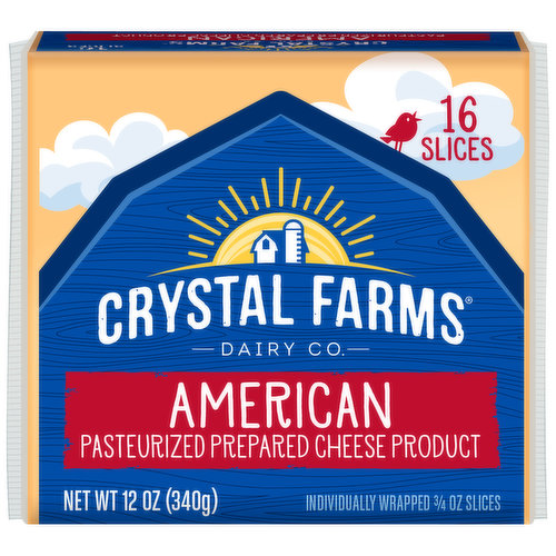 Pasteurized Prepared Cheese Product www.crystalfarmscheese.com 1-800-672-8260