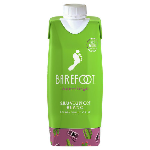 Barefoot Sauvignon Blanc White Wine Tetra 500ml 