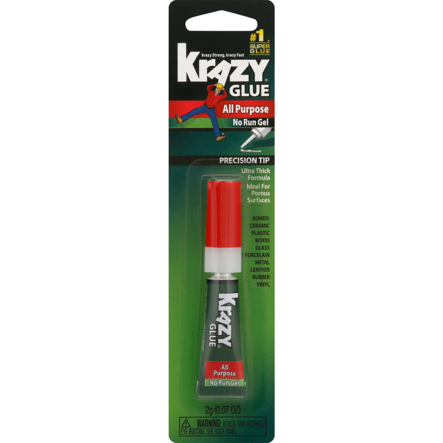  Krazy Glue KG86648R All Purpose Krazy Glue Instant Gel