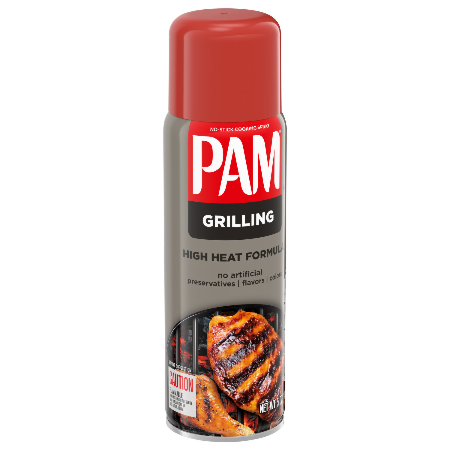 Save on PAM No-Stick Cooking Spray Grilling High Heat Formula