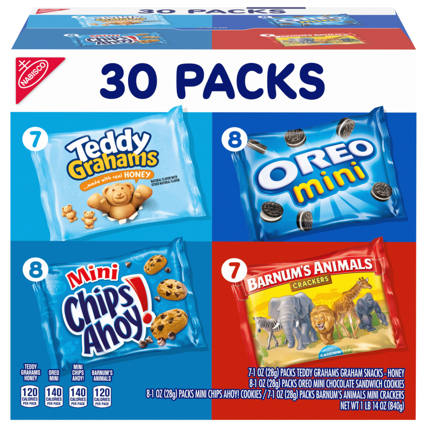 Oreo Mini Chocolate Sandwich Cookies, Big Bag, 12 -3 oz Packs