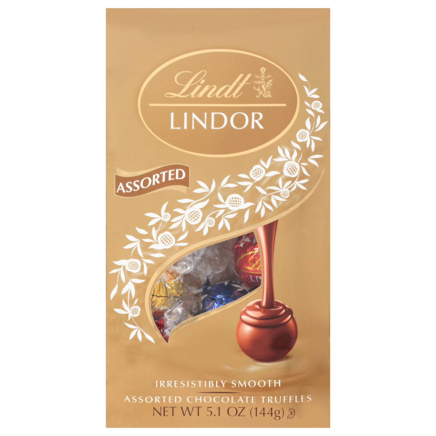 ドイツ lindt リンツ　LINDOR Amazon.com: Lindt LINDOR Milk Chocolate Candy Truffles, Milk