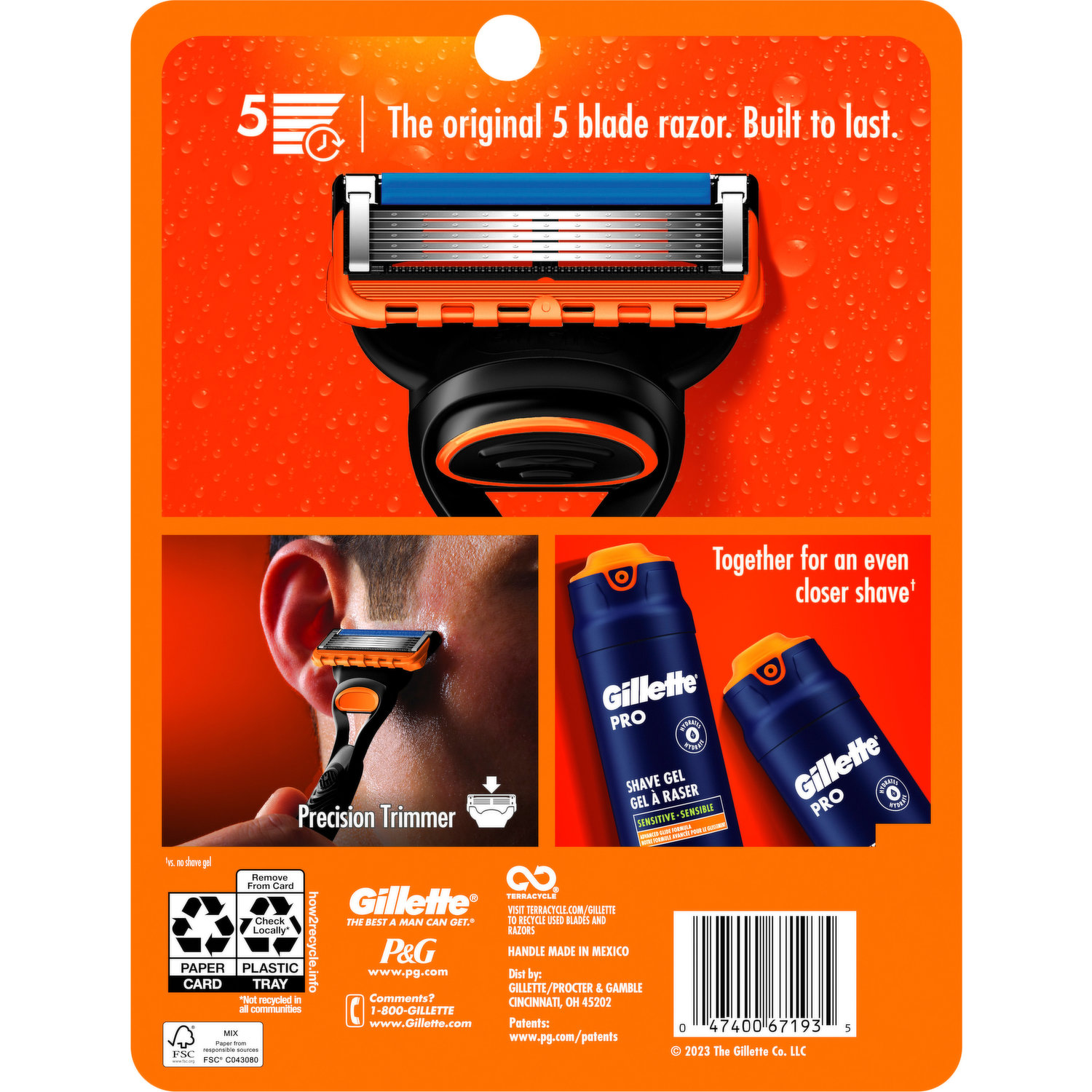 Gillette Fusion5 Razor, 1 Each