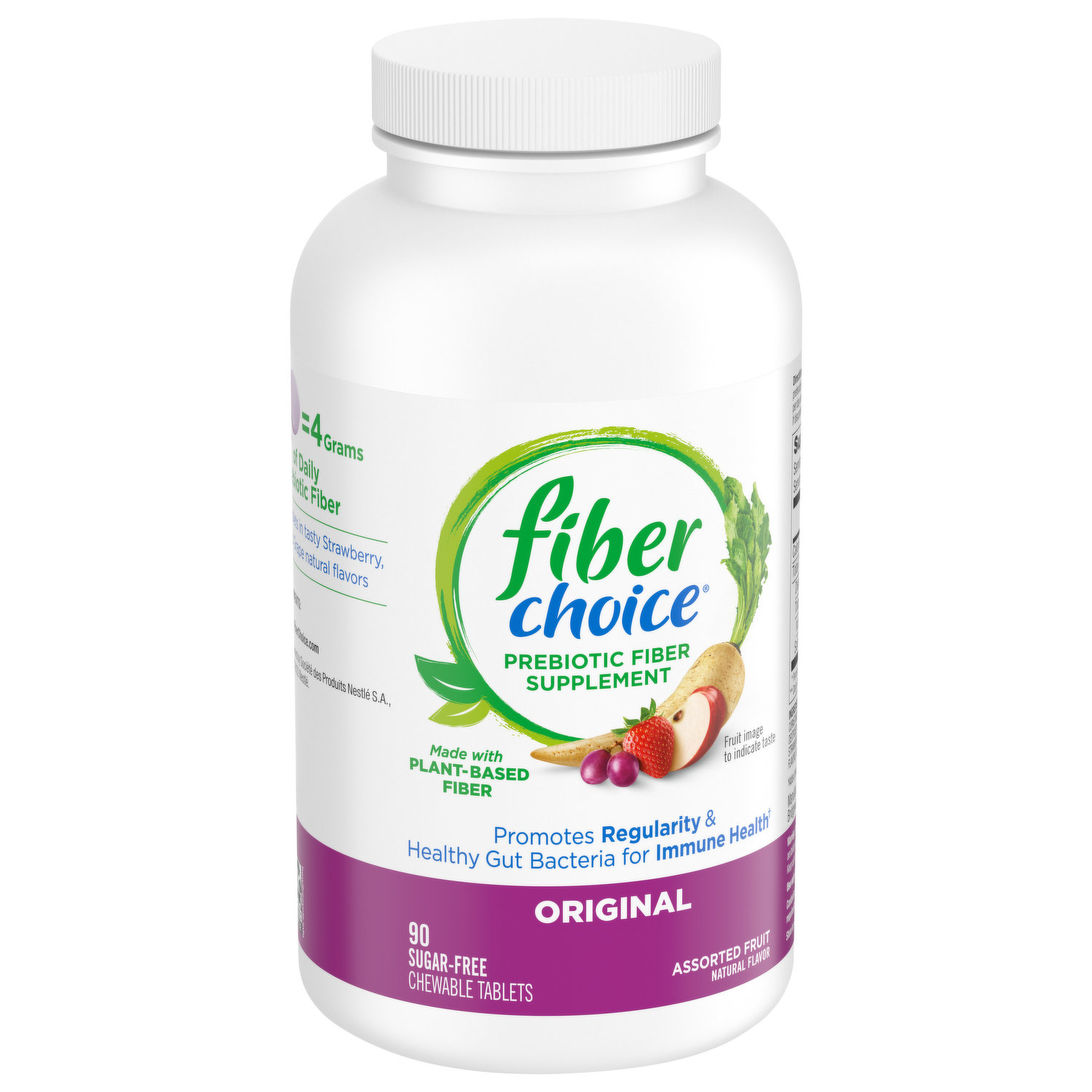 2 PaCk Fiber Choice Daily Prebiotic Fiber Chewable Tablets Helps