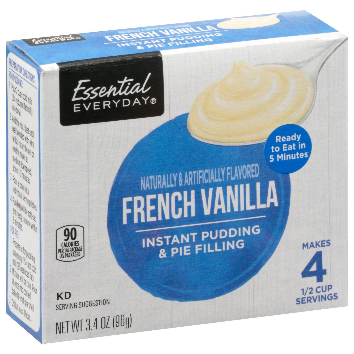 French vanilla pudding pie sale