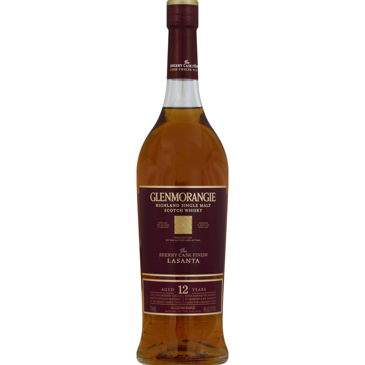 Glenmorangie Whisky, Highland Single Malt Scotch, Lasanta - 750 ml