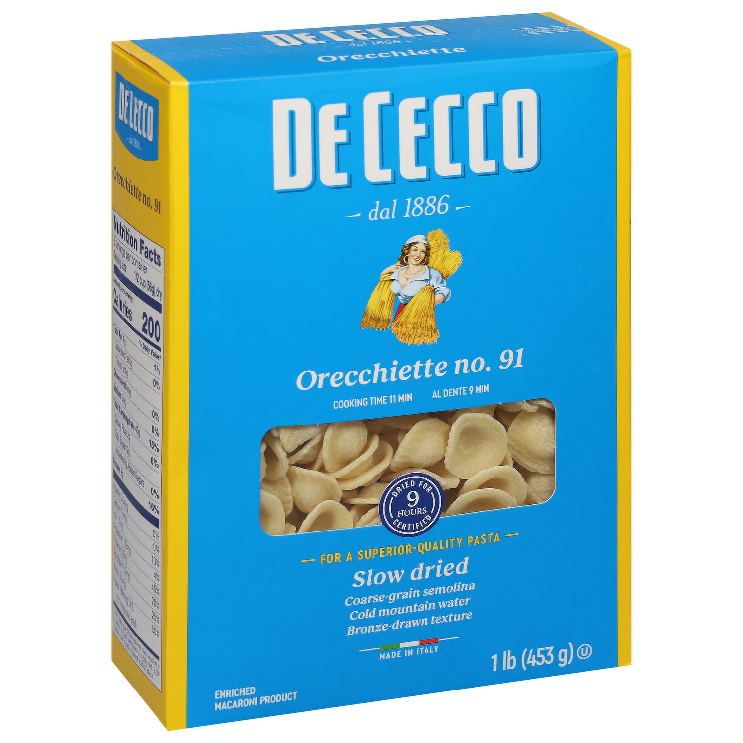 Orecchiette. 500 g De Cecco - Pasta - Mantequerías Bravo