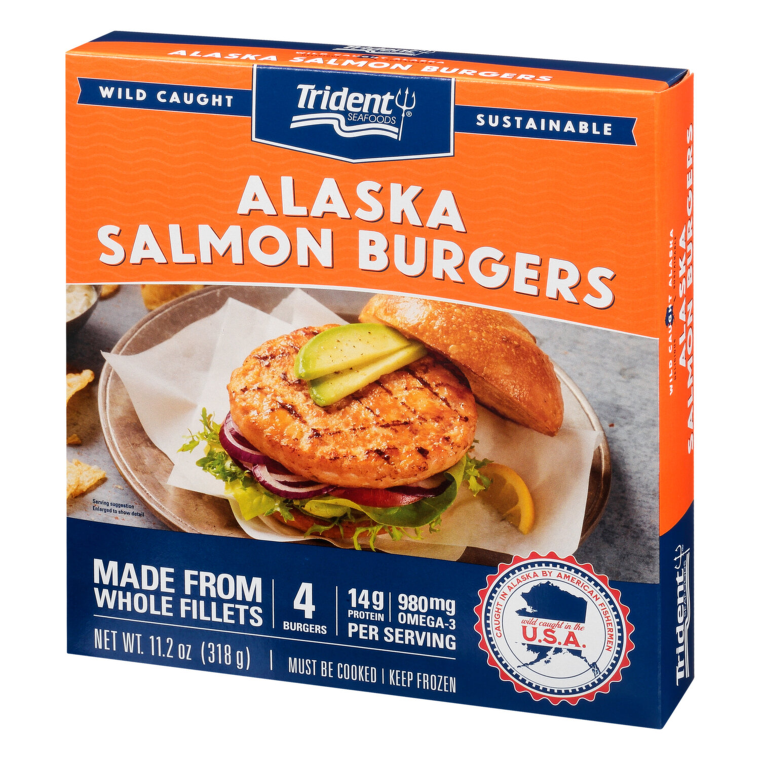 Trident Alaskan Salmon Burgers