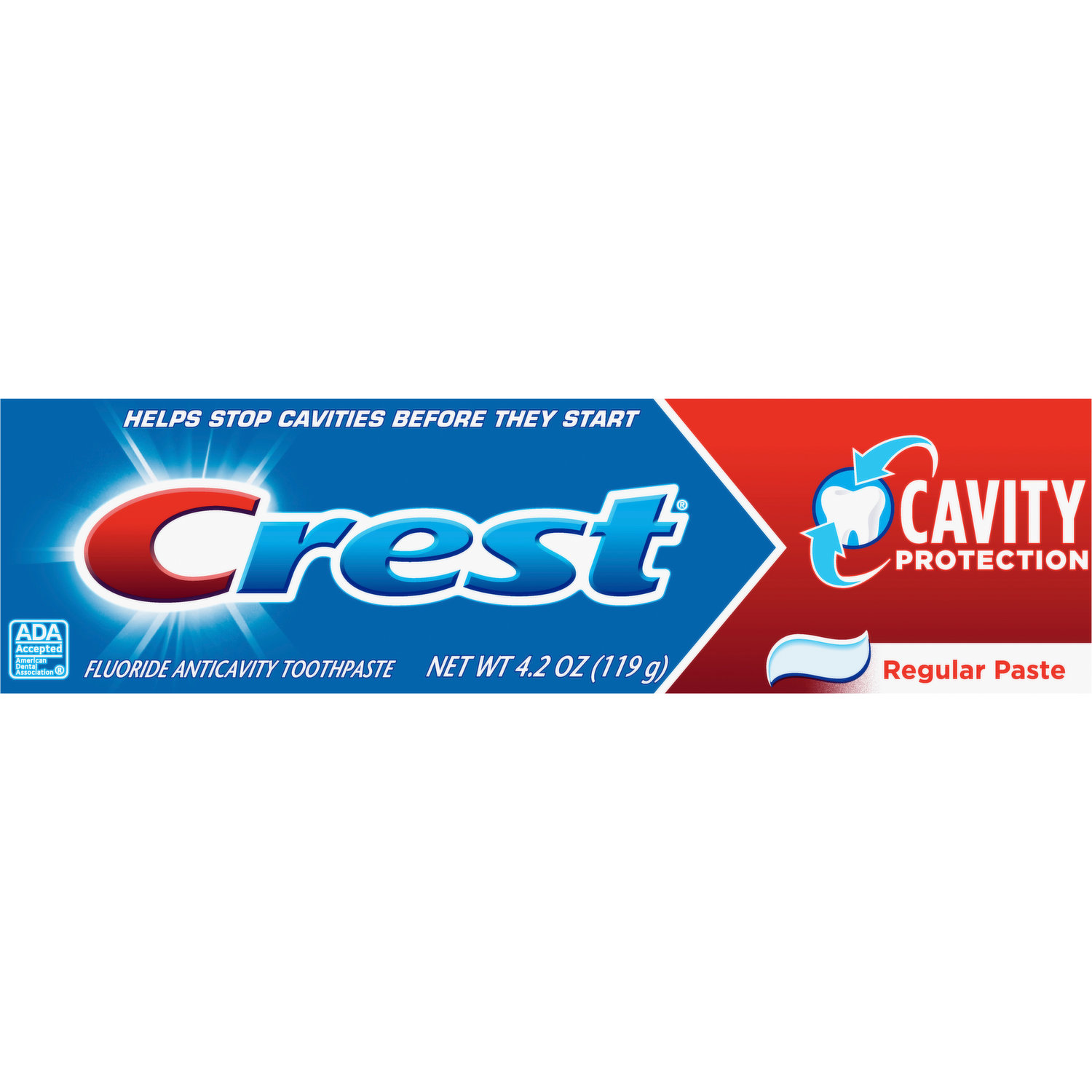 crest regular paste ingredients