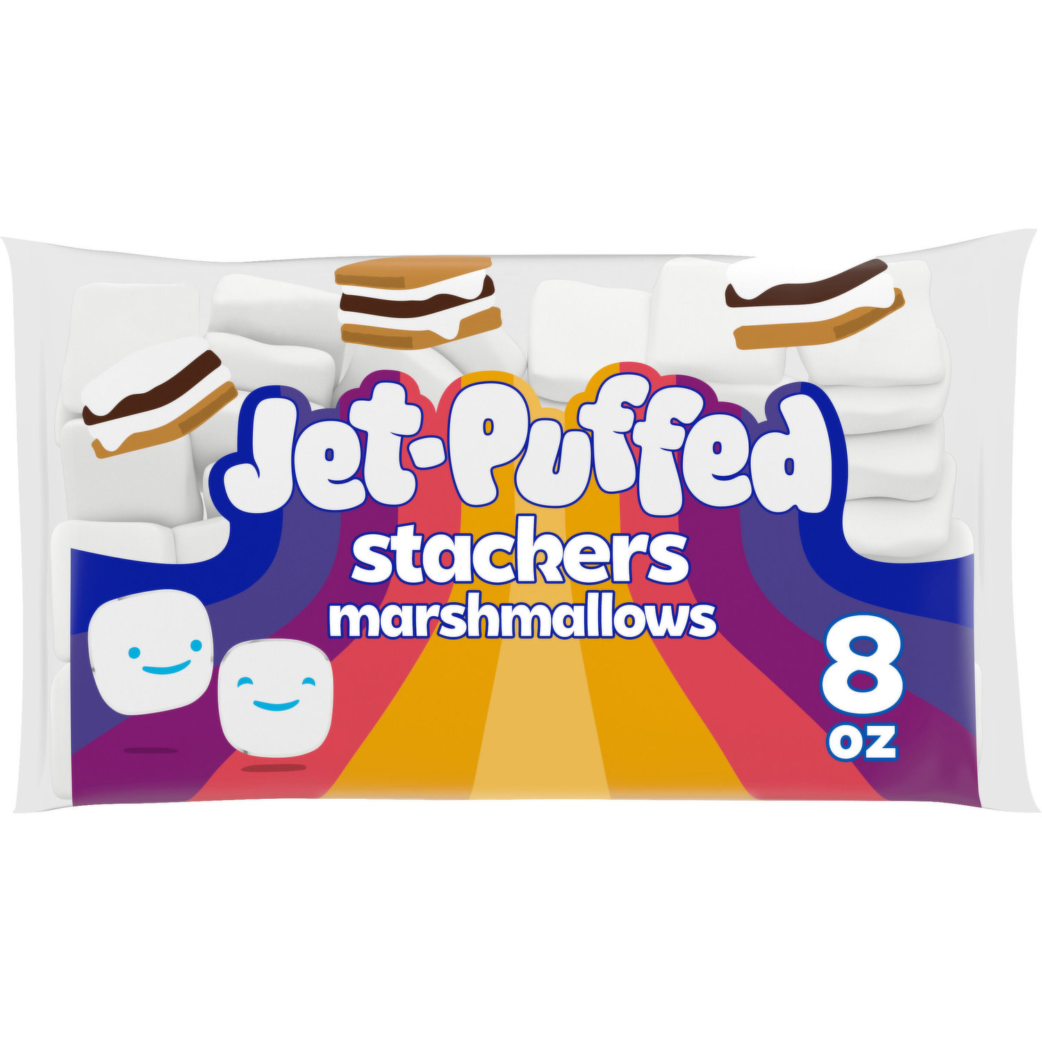 Jet-Puffed Heart Marshmallow Shapes 8 oz Bag