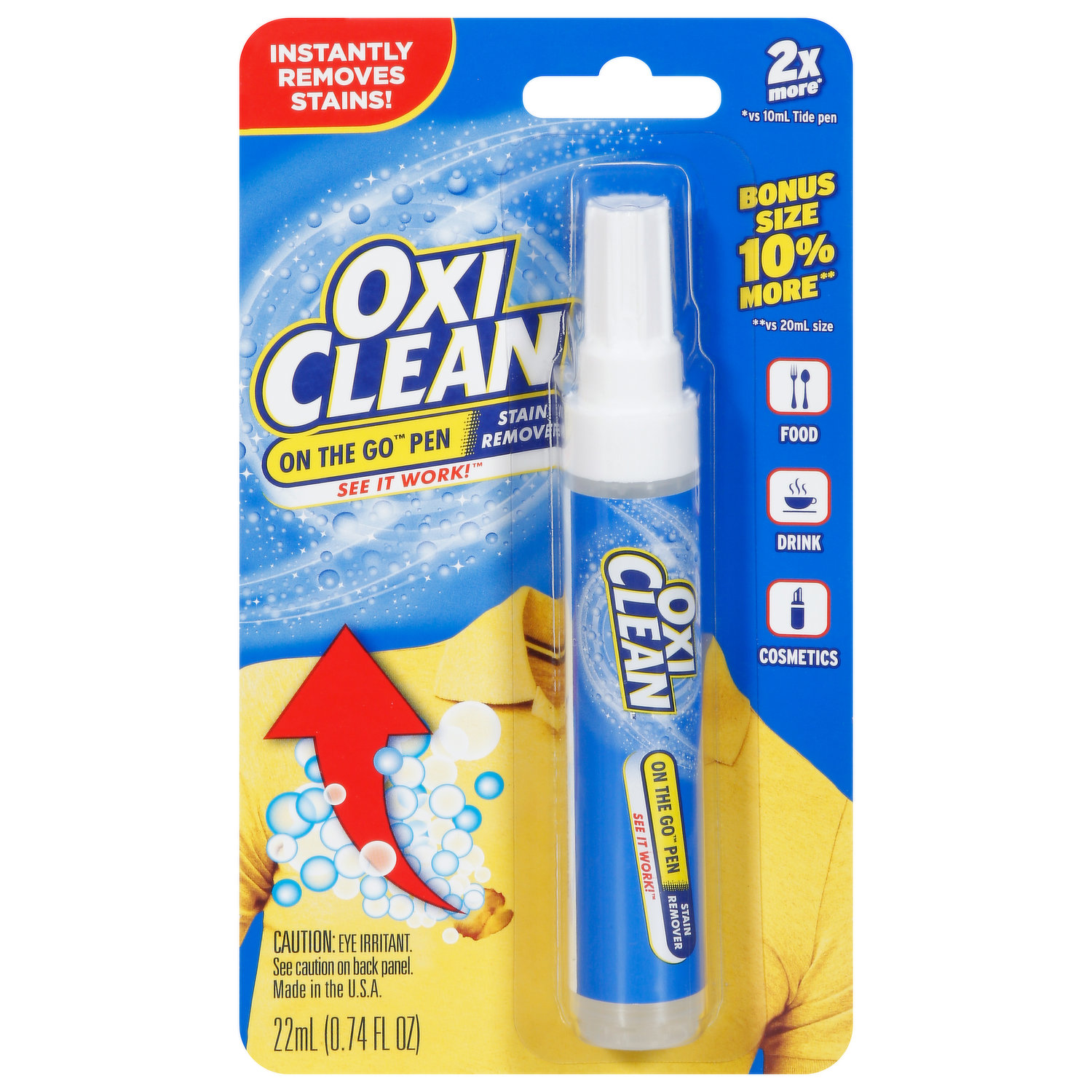 GuruNanda OxiClean Stain Remover Pen for Clothes - 2.2 Fl Oz (Pack of 3)