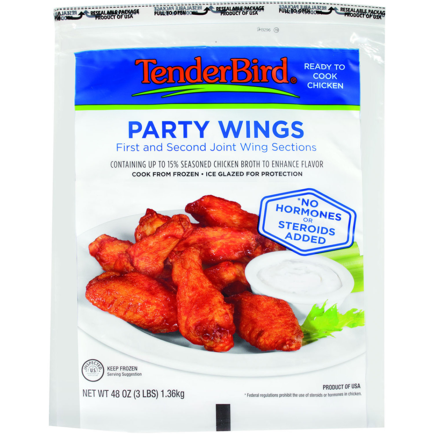 Signature Farms Frozen Chicken Wings - 48 Oz.