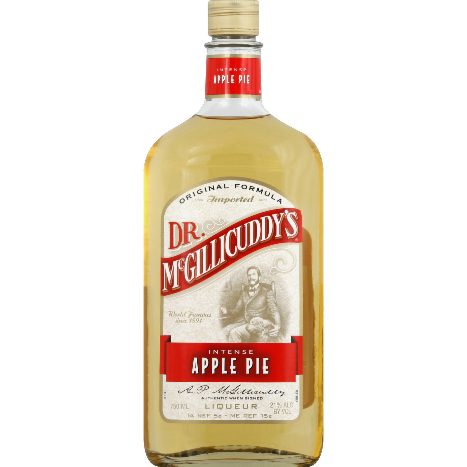 Dr. McGillicuddy's Mentholmint Liqueur, 750ml Liquor, 24