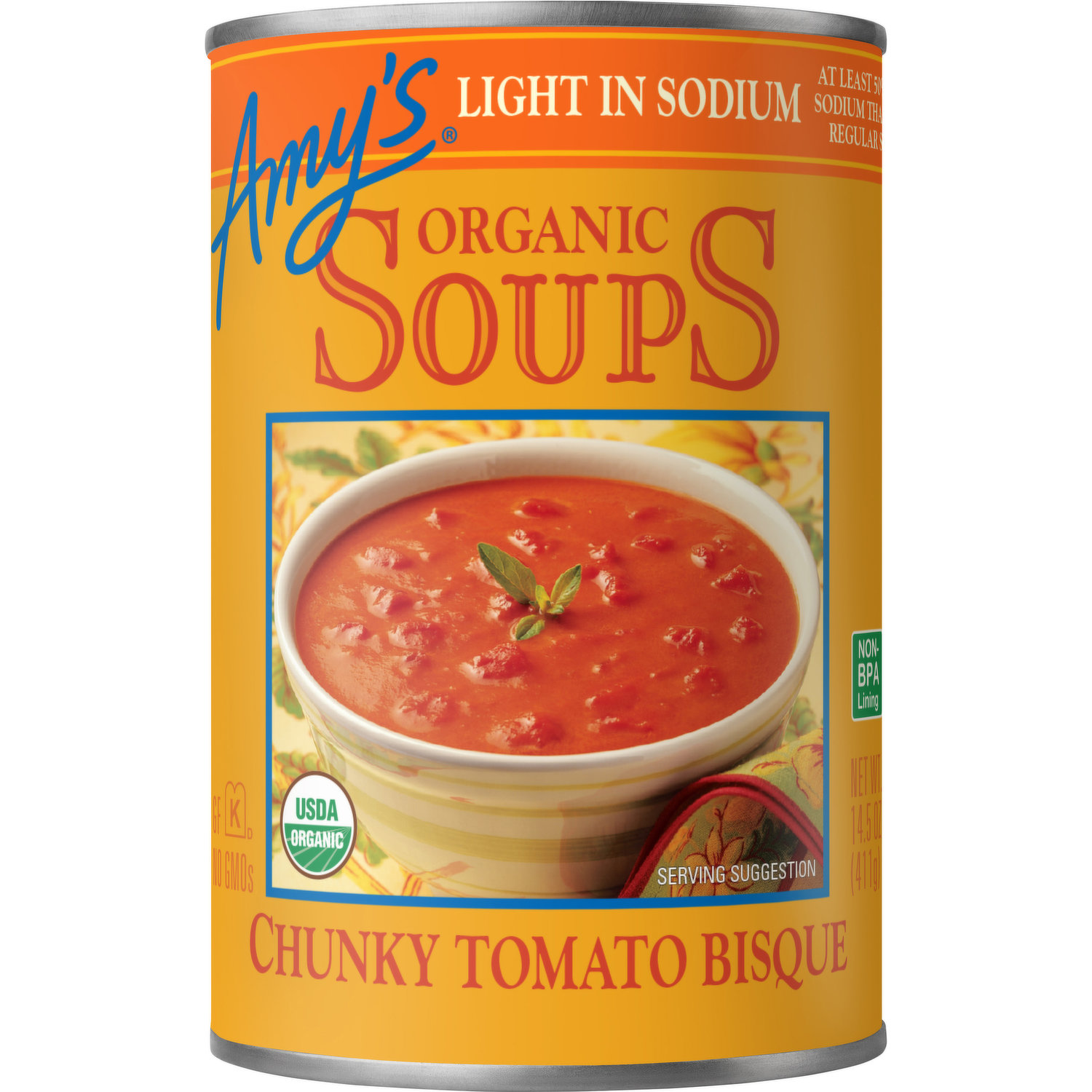 Amy's Kitchen Organic Low Sodium Chunky Tomato Bisque Soup