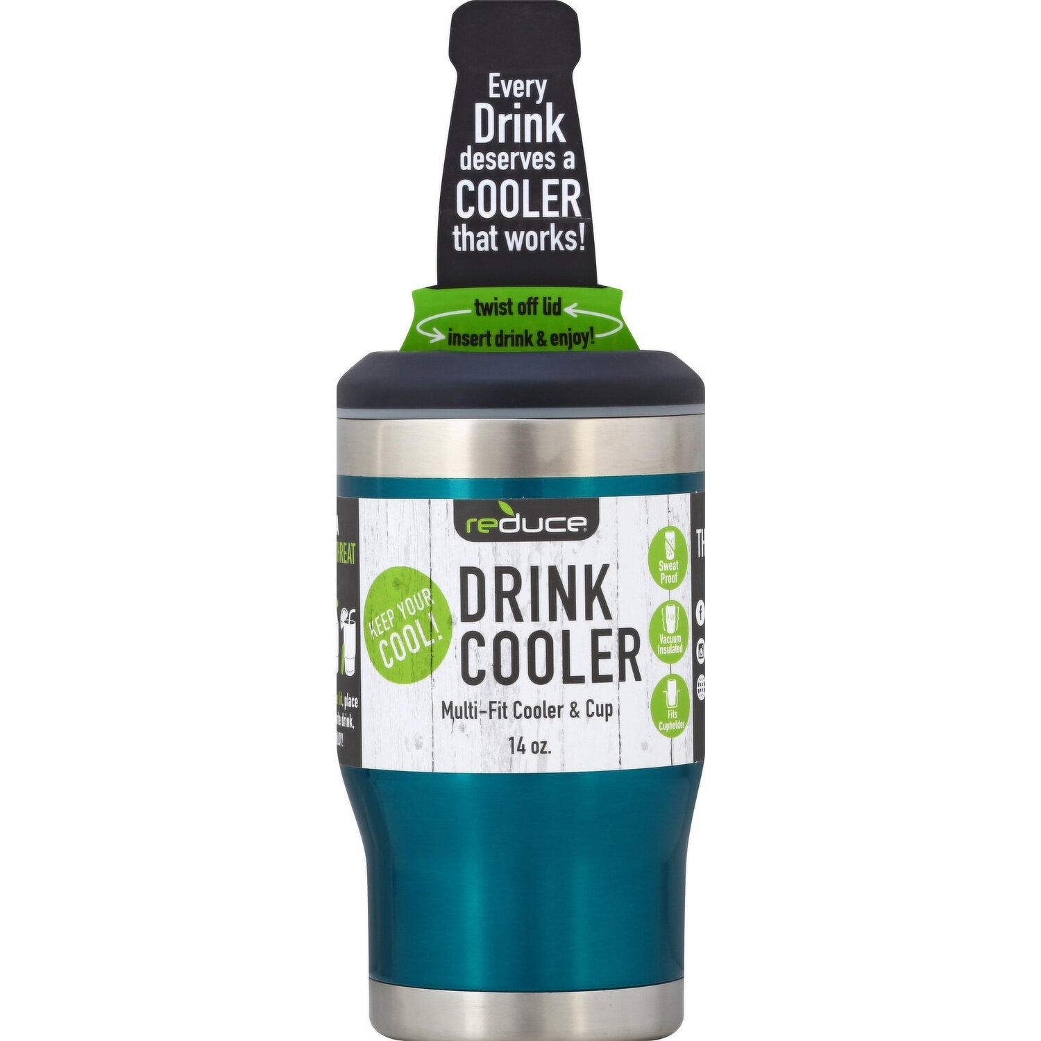 Reduce® 14 oz. Drink Cooler & Cup