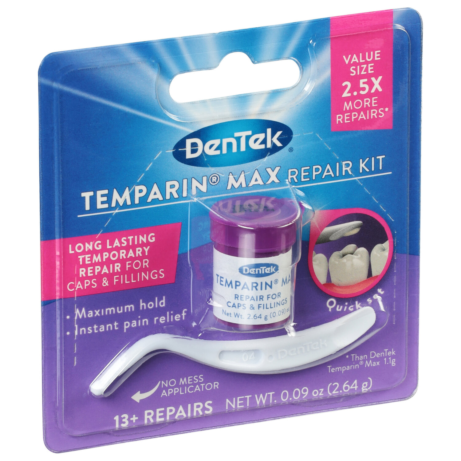 DenTek Repair Kit, Max, Value Size, 1 Each