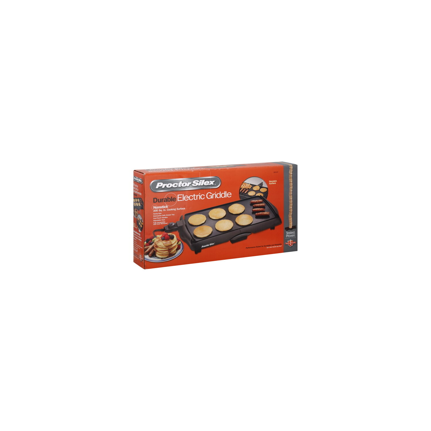 Proctor Silex Durable Electric Griddle, Nonstick, Family Size