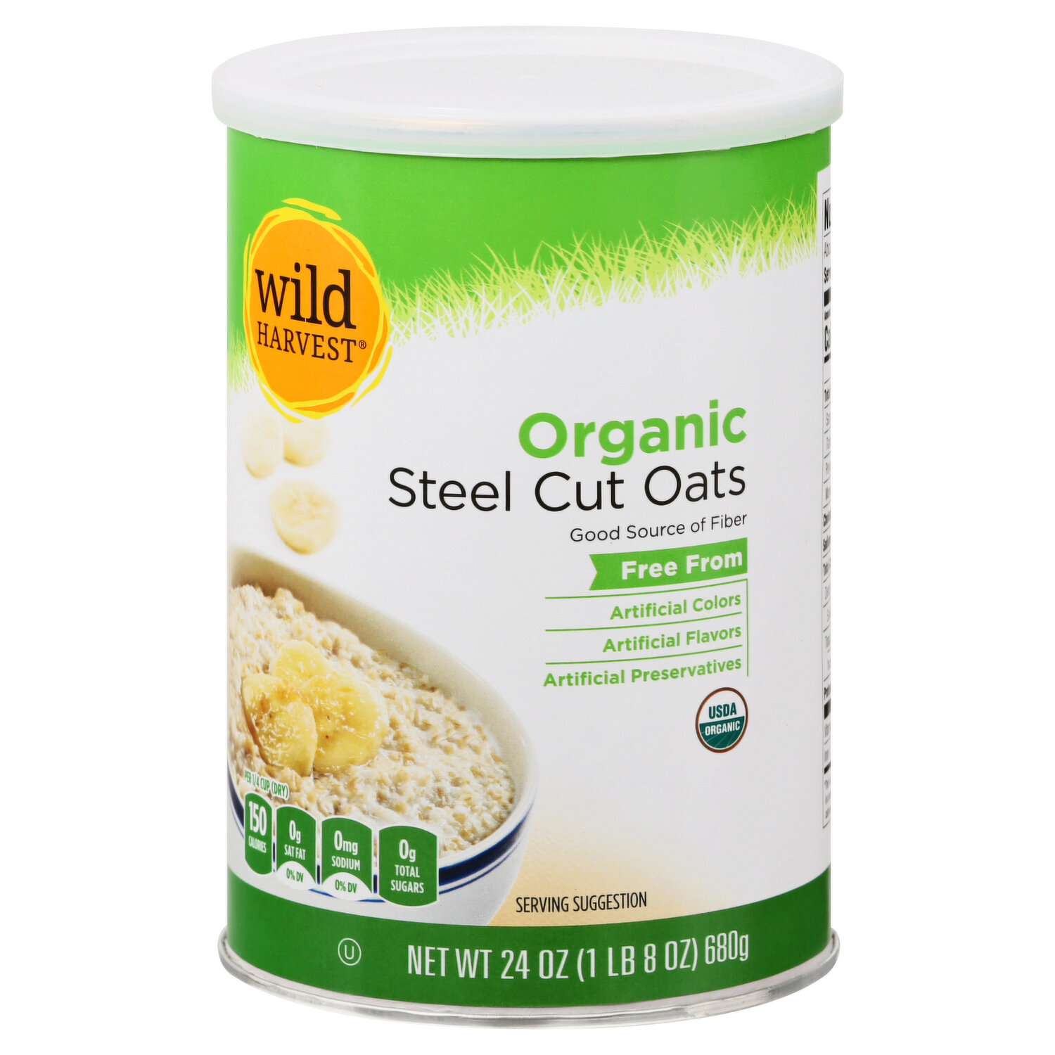 Organic Steel Cut Oats, 25 Pound.