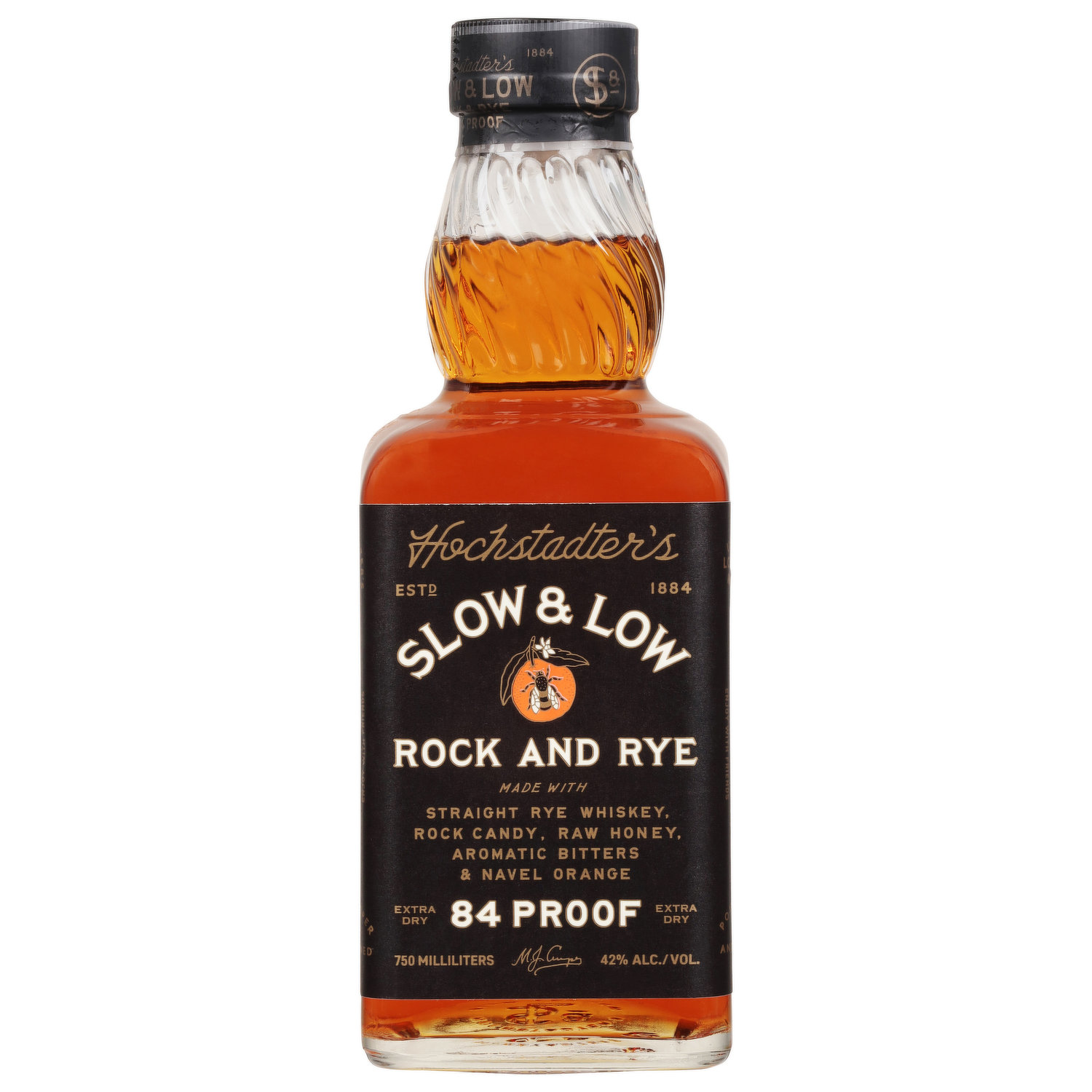 Hochstadter's Whiskey, Rock and Rye, 750 Millilitre