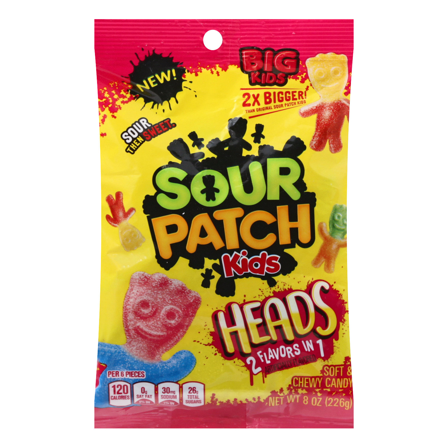 Sour Patch Kids Candy, Soft & Chewy, Watermelon, Family Size - 28.8 oz