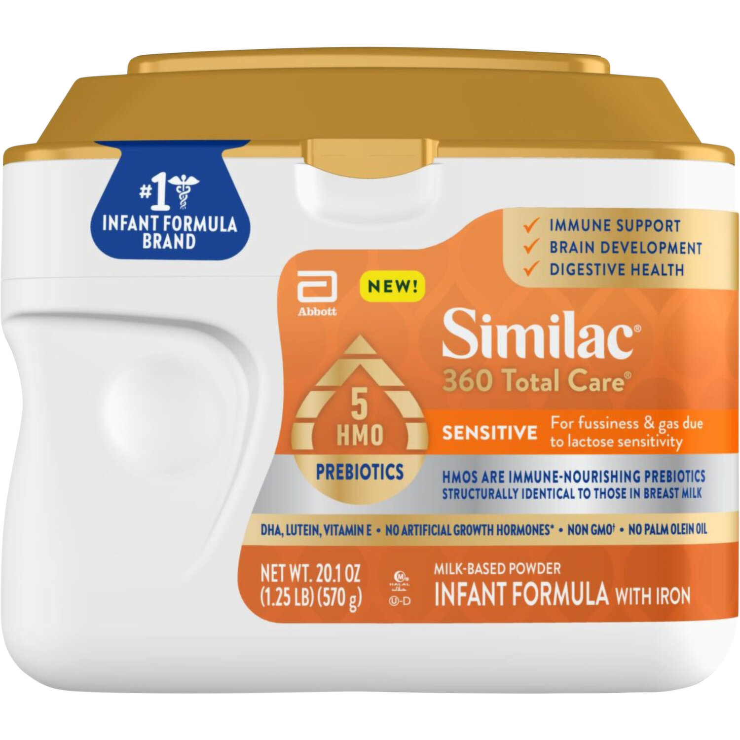 Similac Sensitive 粉ミルク Similac Sensitive Powder Baby Formula, 22.5-oz Tub - Walmart.com